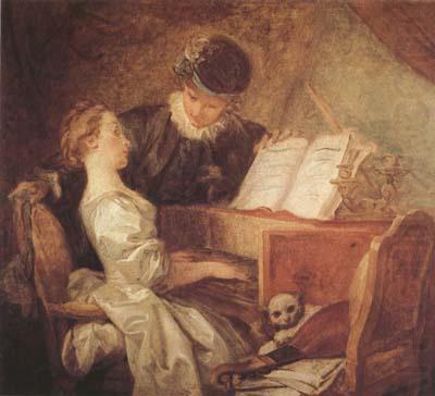 Jean Honore Fragonard The Music Lesson (mk08)